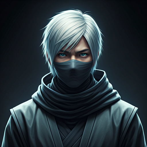 Tech ninja character Akira